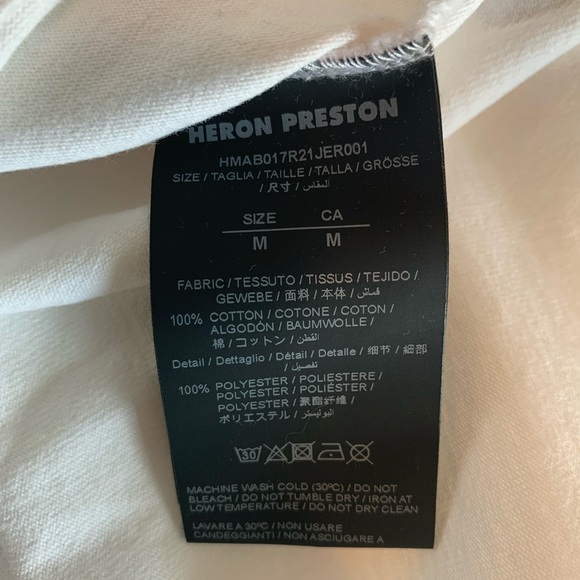 Heron Preston | White Long Sleeve | Size Medium | Great Condition 👕 - Picture 4 of 5